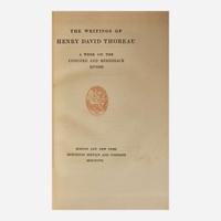 [Literature] Thoreau, Henry David The Writings of Henry David Thoreau