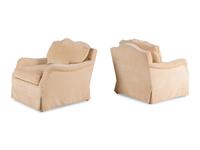 A Pair of Bridgewater Style Lounge Chairs