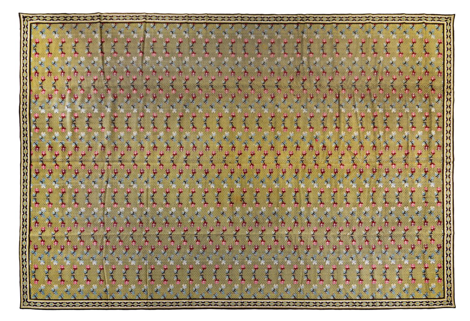 A Continental Wool Rug 12 feet x 6 feet 10 inches. — CIRCA 1920s-30s