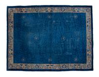 A Chinese Wool Rug 9 feet 1 inch x 11 feet 6 inches.