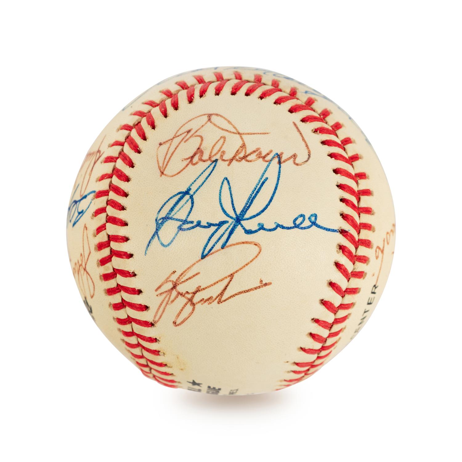 A Multi Signed Hall of Famer and Notables Autograph Baseball (Beckett Authentication Services BAS Certified)