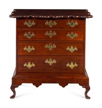 A Chippendale Style Cherry Chest of Drawers