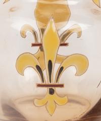 A Gallé Enameled Glass Vase