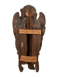 A Pair of Continental Oak Figural Pilasters — 17TH CENTURY