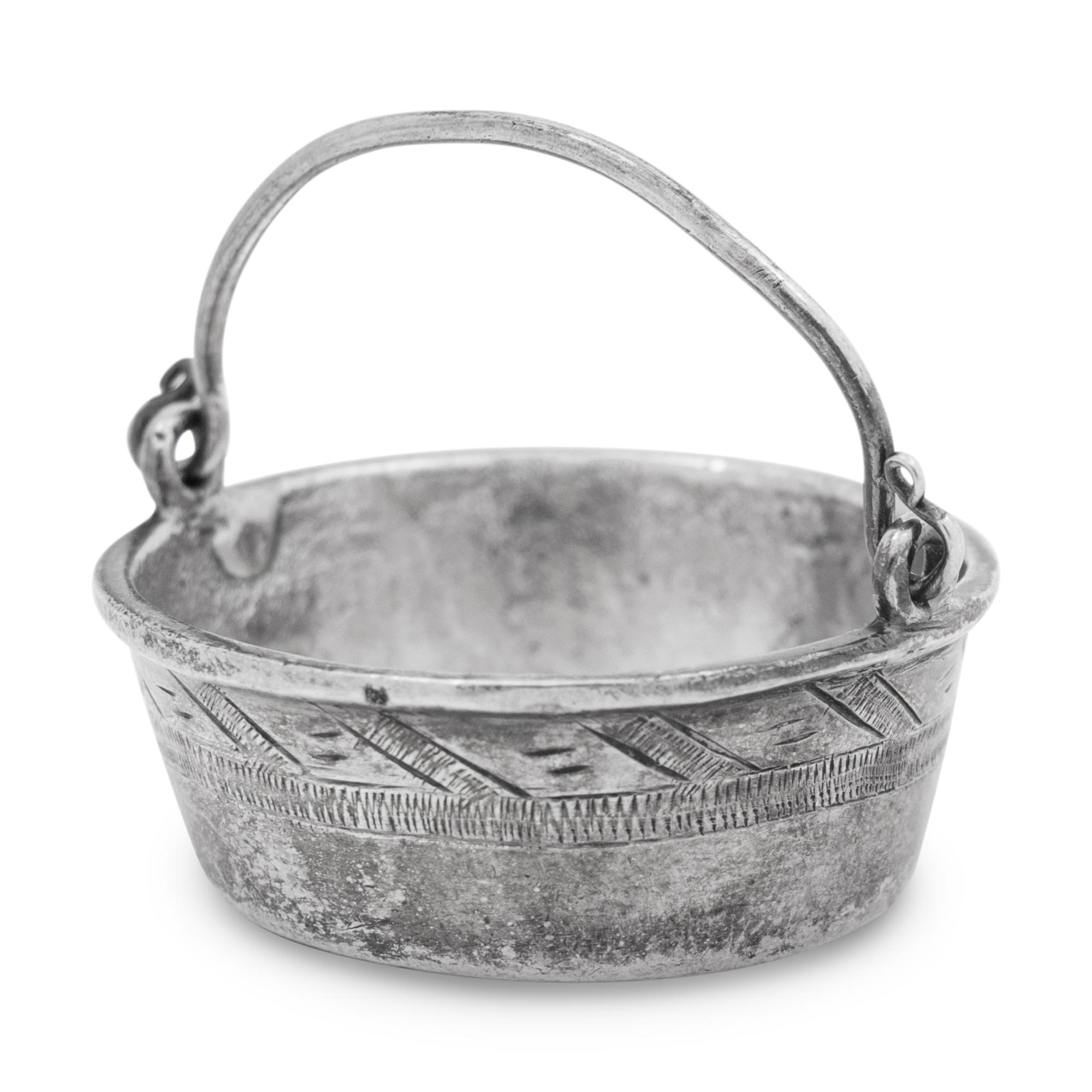 A Dutch Miniature Silver Pail