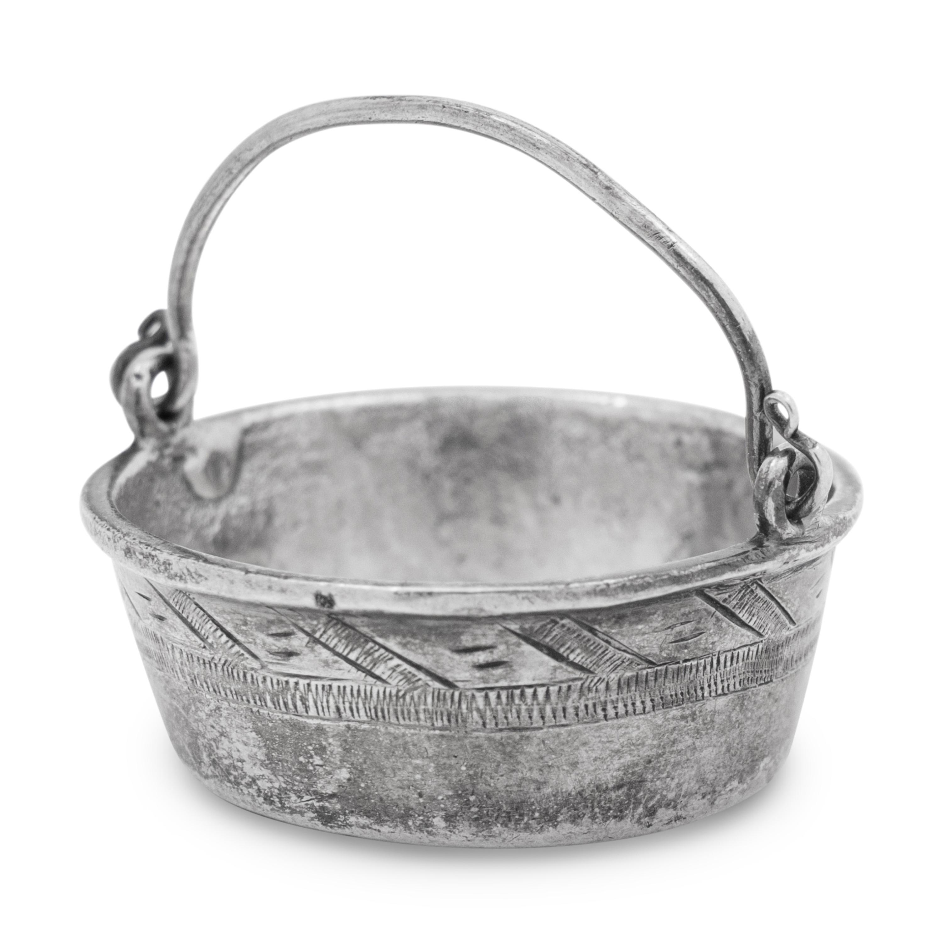 A Dutch Miniature Silver Pail