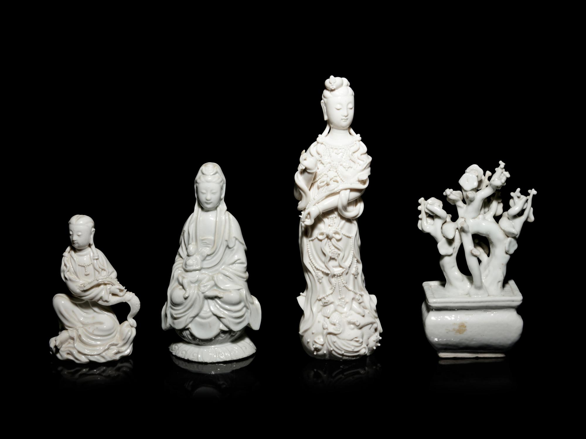 Eight Chinese Monochrome Glazed Porcelain Articles