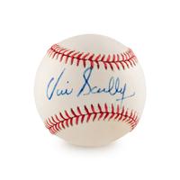 A Vin Scully Single Signed Autograph Baseball (Beckett Authentication Services)