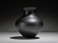 Award Winning Micaceous Pottery Water Jar
