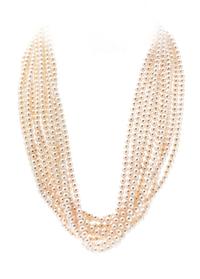 TIFFANY & CO., CULTURED PEARL AND DIAMOND TORSADE NECKLACE