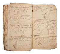 [AMERICANA]. SHOOTS, Joseph (1771-1855). Two early arithmetic lesson books, late 1700s-early 1800s.