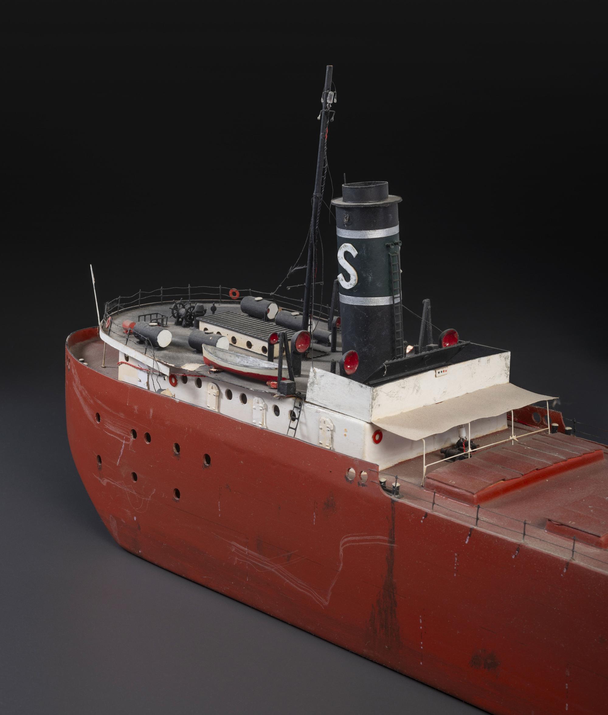 A Great Lakes Bulk Freighter Model, SS Henry Steinbrenner