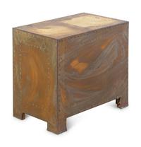 A Brass Clad Chest of Drawers
