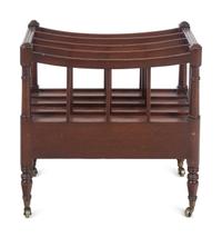 An English Mahogany Canterbury