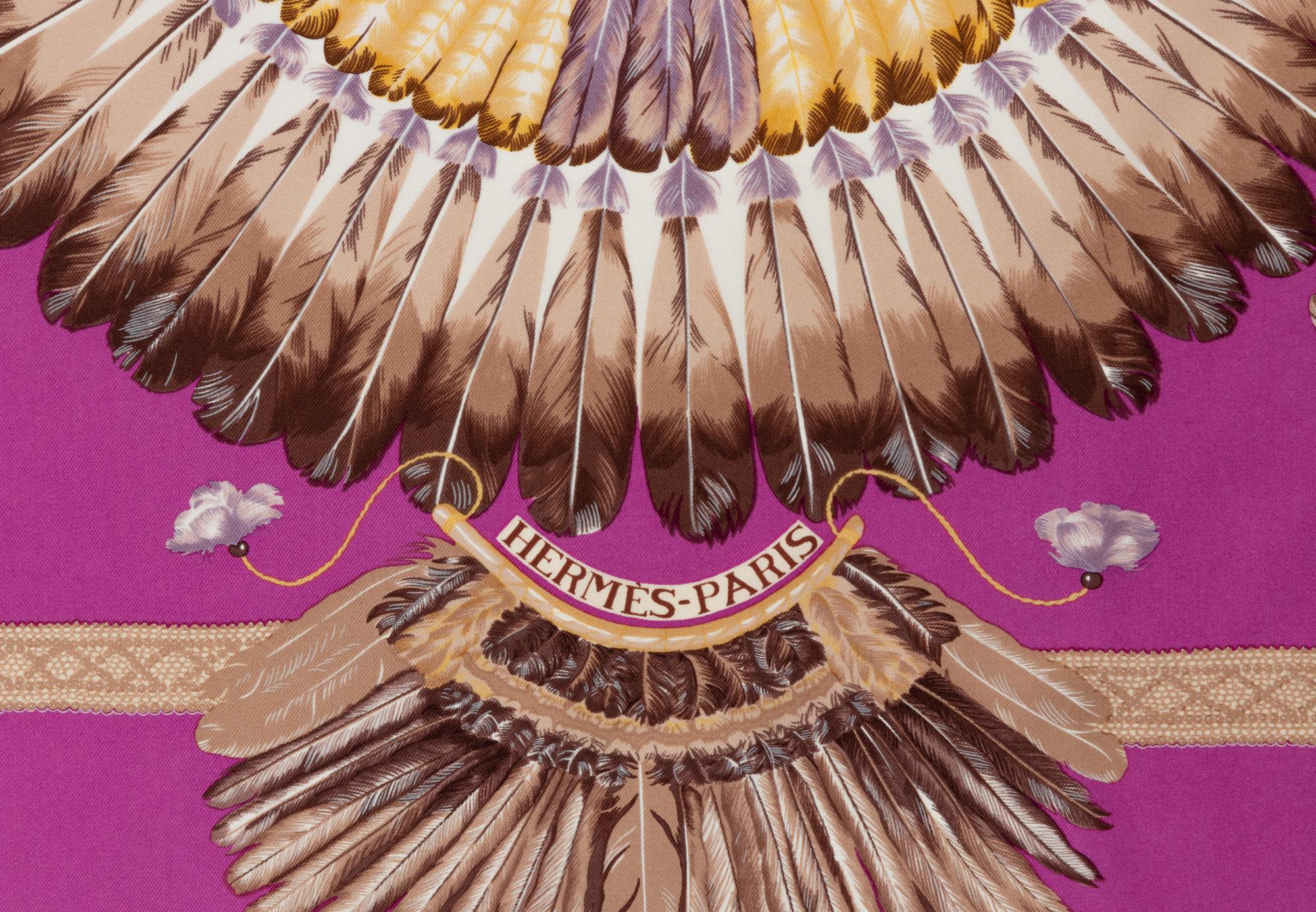 Four Hermès 90cm Silk Scarves