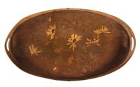 Emile Galle (French, 1846-1904), FRANCE, EARLY 20TH CENTURY, an Art Nouveau marguetry occasional table