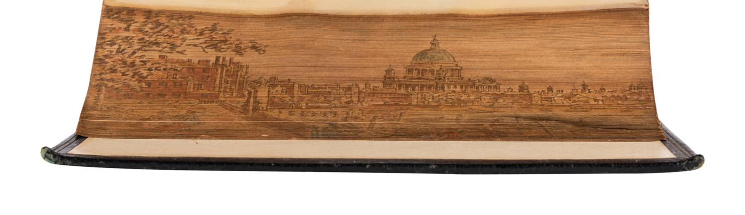 [BINDINGS -- FORE-EDGE PAINTINGS]. TENNYSON, Alfred, Lord (1809-1892). Poems . London: Edward Moxon, 1850.