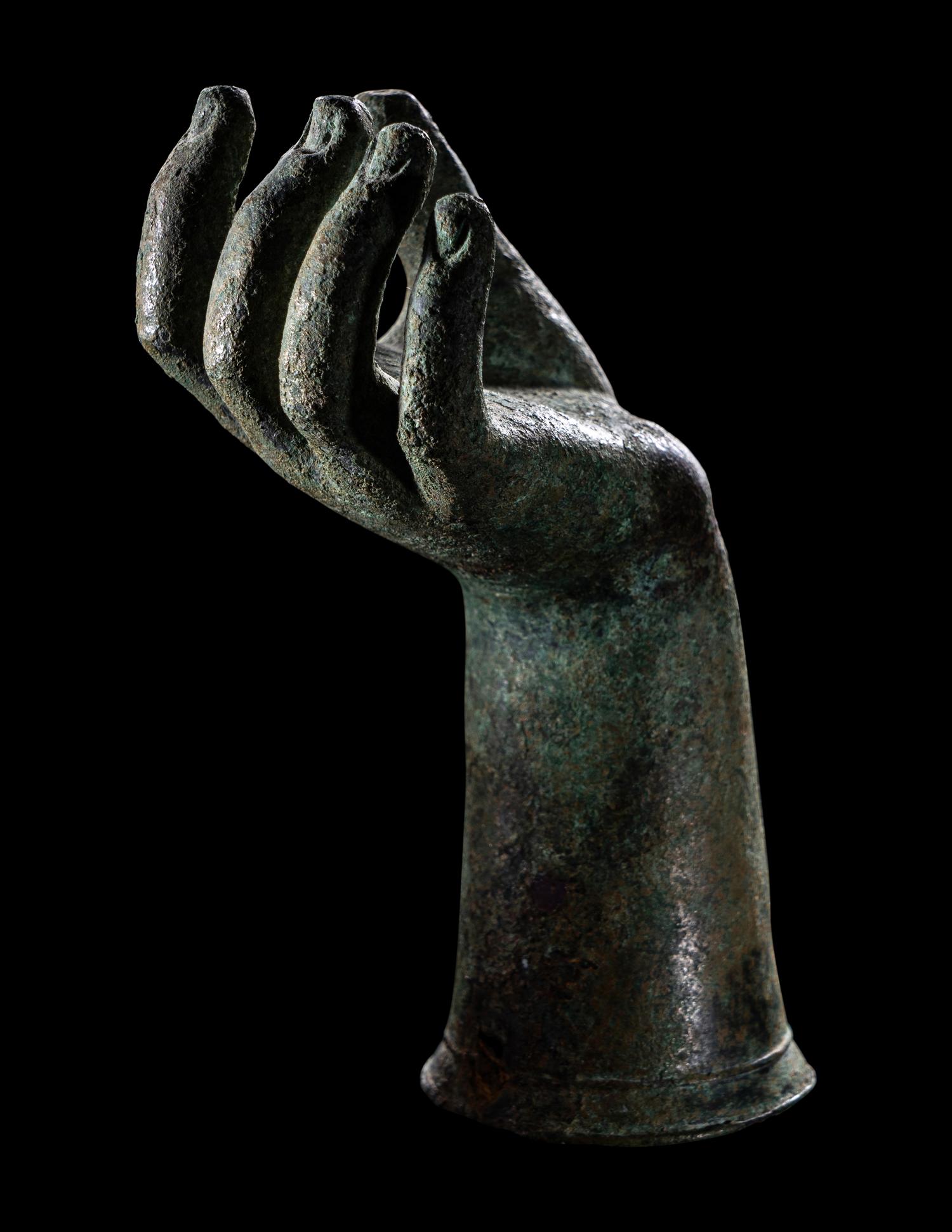 A Roman Bronze Hand of a Child