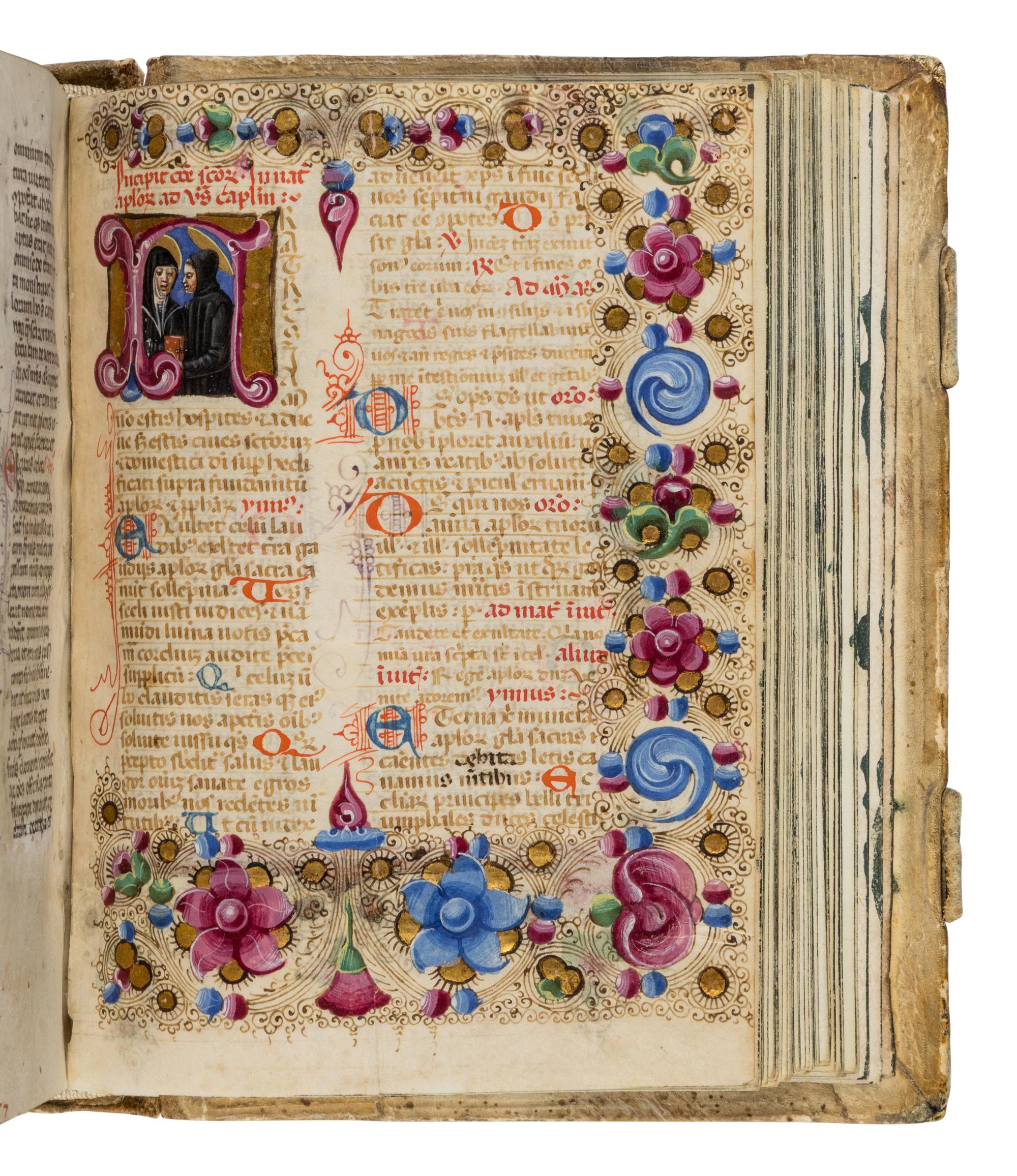 FOLLOWER OF TADDEO CRIVELLI (b. Ferrara, 1425; d. Bologna, 1479) The von Wolkenstein Breviary, for Franciscan Use, in Latin, illuminated manuscript on parchment [Italy, Ferrara? 1499]