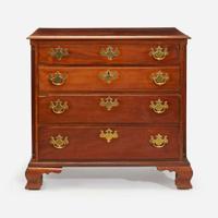 A Chippendale carved mahogany chest of drawers Philadelphia, PA, circa 1770