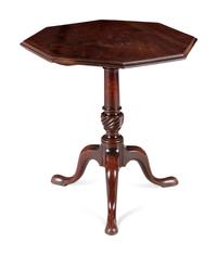A George III Mahogany Tea Table