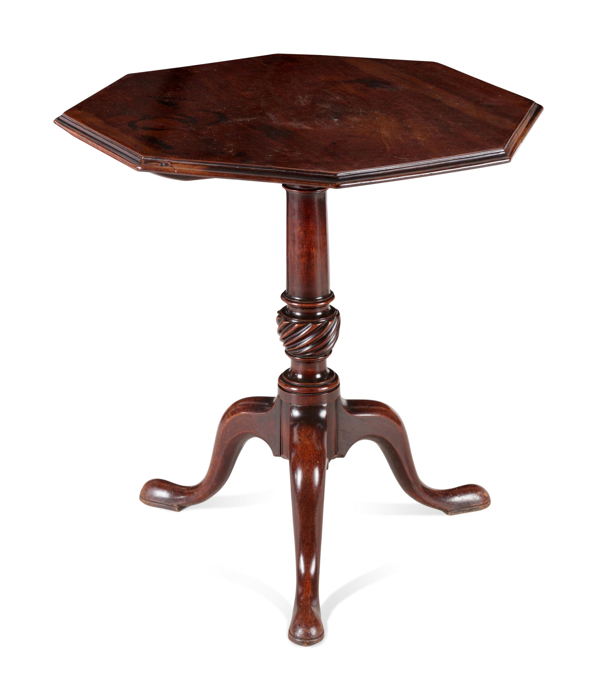 A George III Mahogany Tea Table