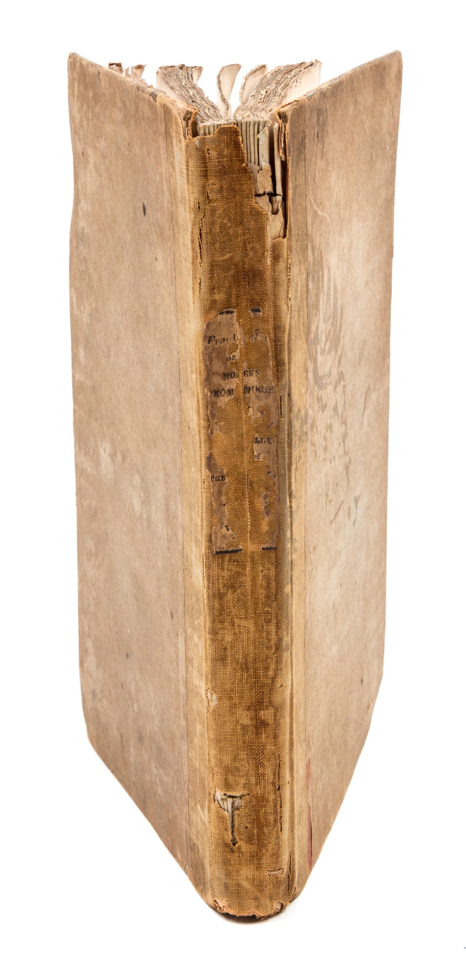 SHELLEY, MARY WOLLSTONECRAFT. Frankenstein, or, The Modern Prometheus. Philadelphia, 1833. Vol. 1 only. First American edition.
