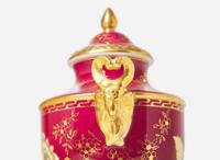 A Wedgwood Ruby Tonquin Vase and Cover, UK, 1990s
