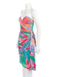 Four Designer Items, 1980-90s: Christian Lacroix, Leonard, Rena Lange & Carolina Herrera