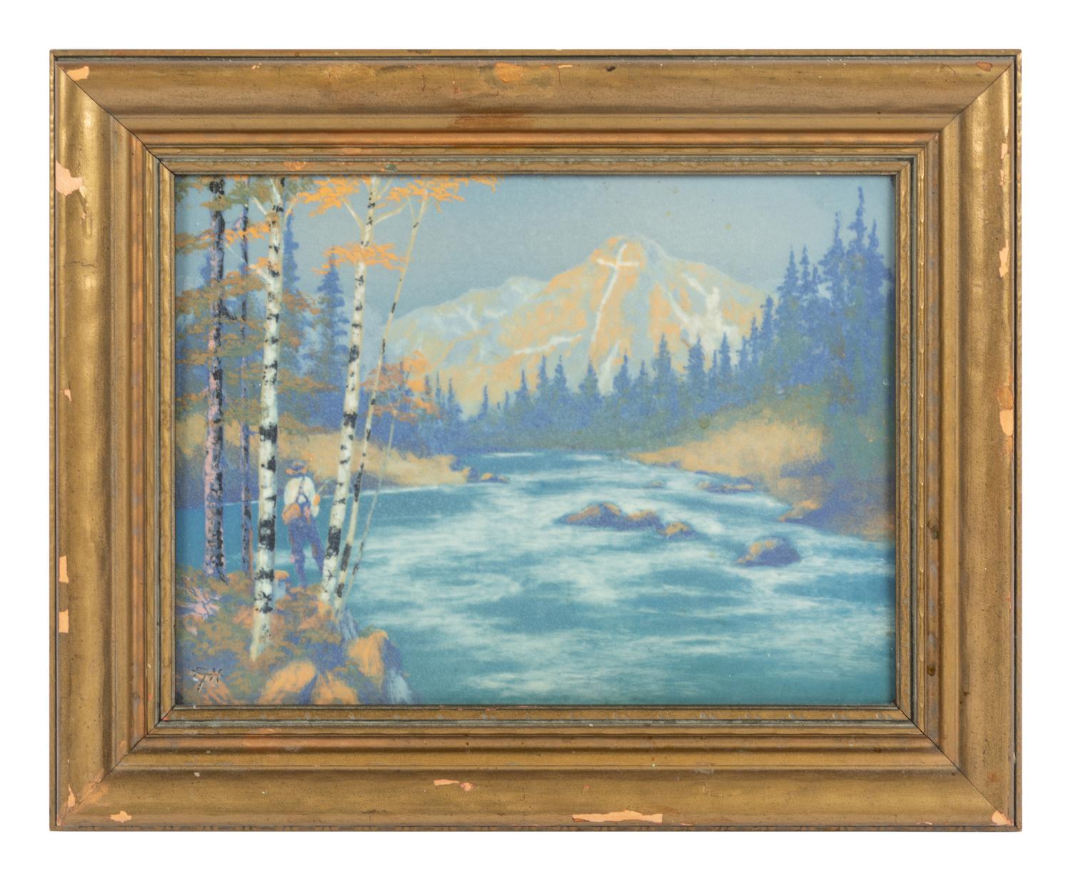 Vellum Landscape Plaque