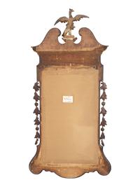 A Chippendale Carved and Parcel Gilt Mahogany Mirror