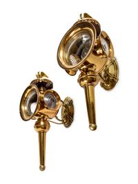 A Pair of Brass Railroad Lanterns