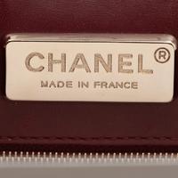 Chanel, Jumbo Classic Double Flap Bag in Burgundy Alligator