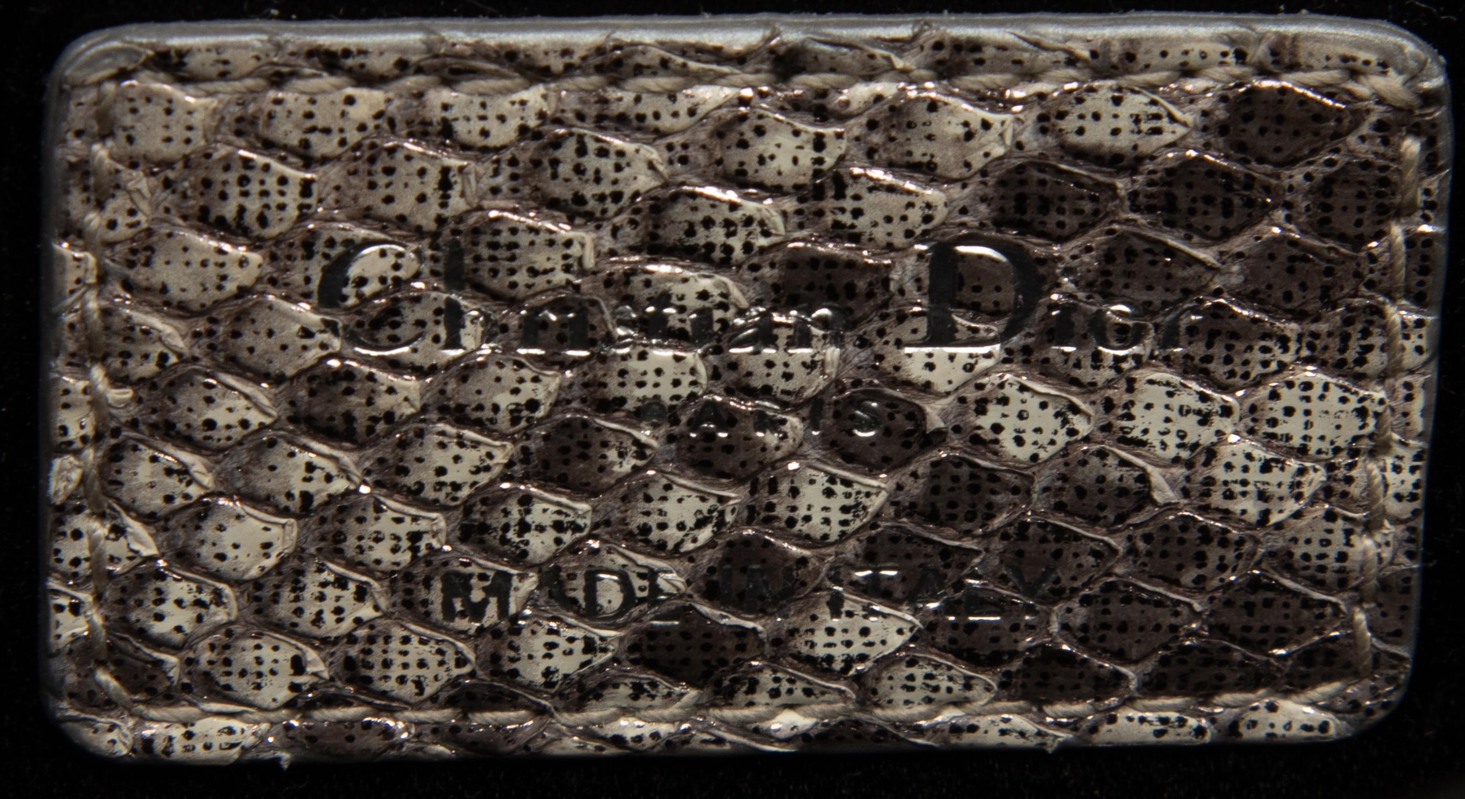 Christian Dior, Black Satin New Lock Clutch