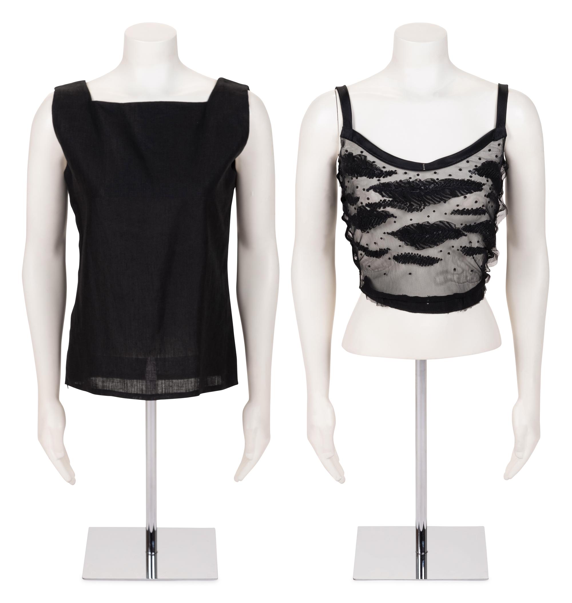 Two Givenchy Haute Couture Tops, 1980-90s