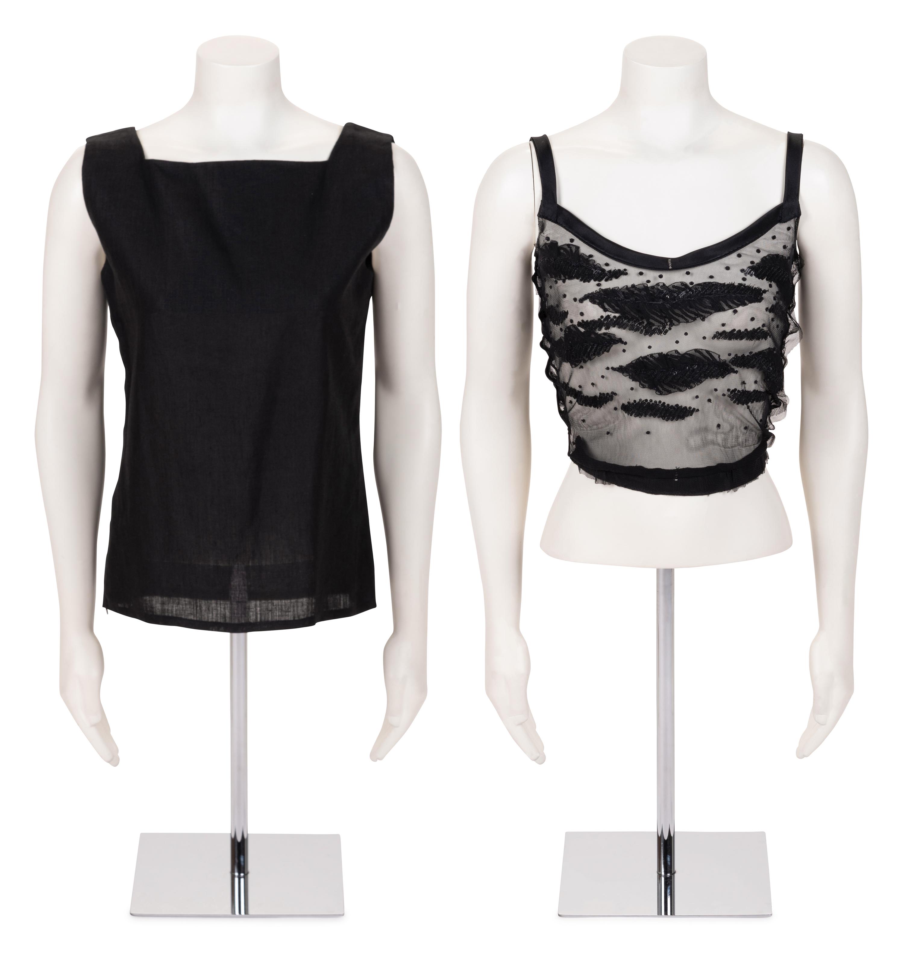 Two Givenchy Haute Couture Tops, 1980-90s