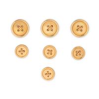 TIFFANY & CO., YELLOW GOLD BLAZER BUTTON SET
