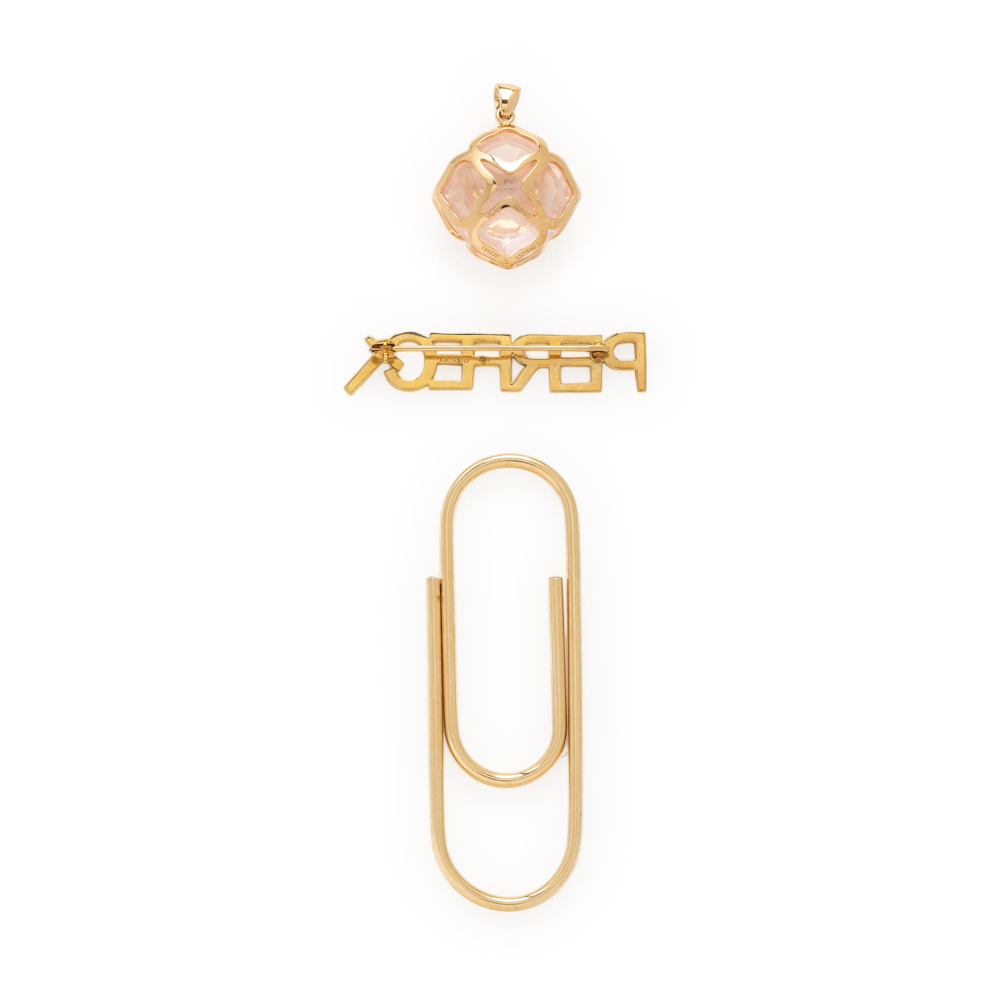Collection of Yellow Gold Jewelry, Including Chopard and Lois Sasson