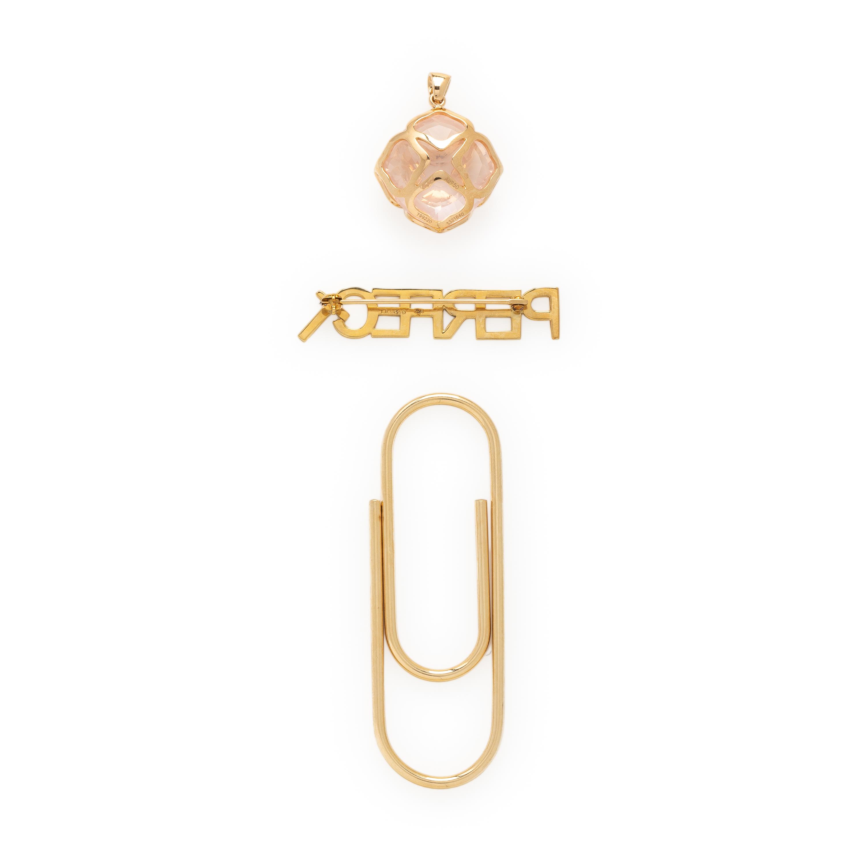 Collection of Yellow Gold Jewelry, Including Chopard and Lois Sasson