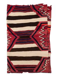 Navajo Late Classic Third Phase Pattern Weaving / Rug