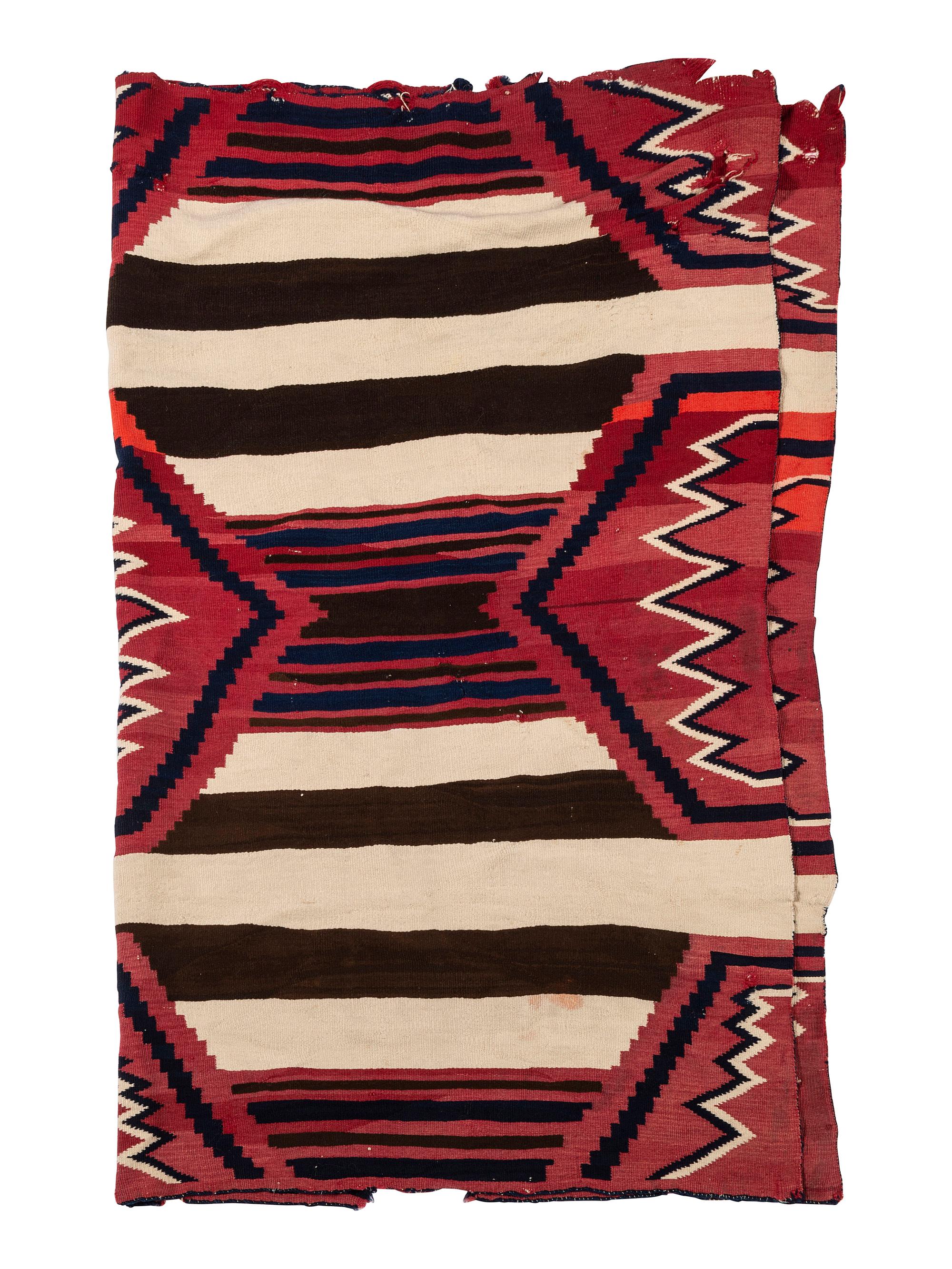 Navajo Late Classic Third Phase Pattern Weaving / Rug