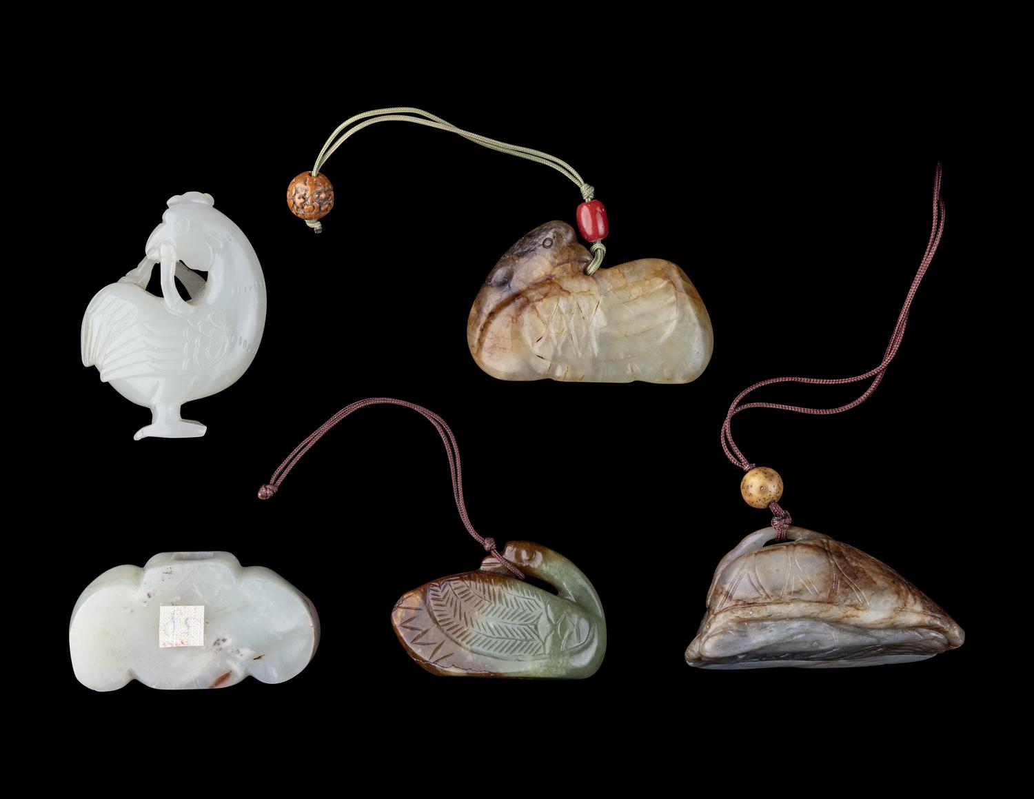 Five Chinese Jade Carvings