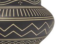 Two Wedgwood Decorated Black Basalt Vases