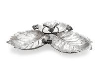 A Buccellati Silver Three-Part Serving Dish