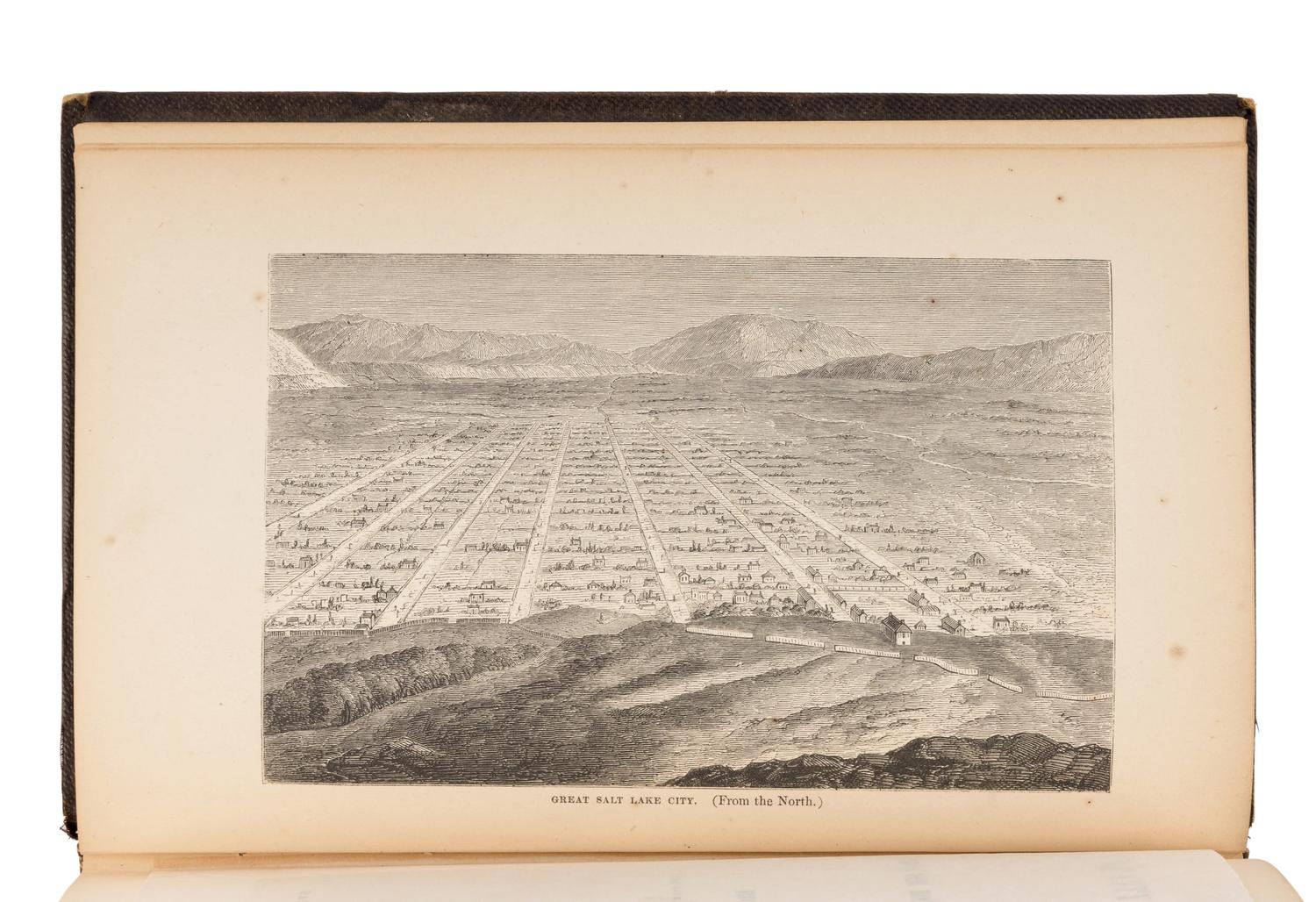 BURTON, Richard Francis, Sir (1821-1890). The City of the Saints, and Across the Rocky Mountains to California . New York: Harper & Brothers, 1862.