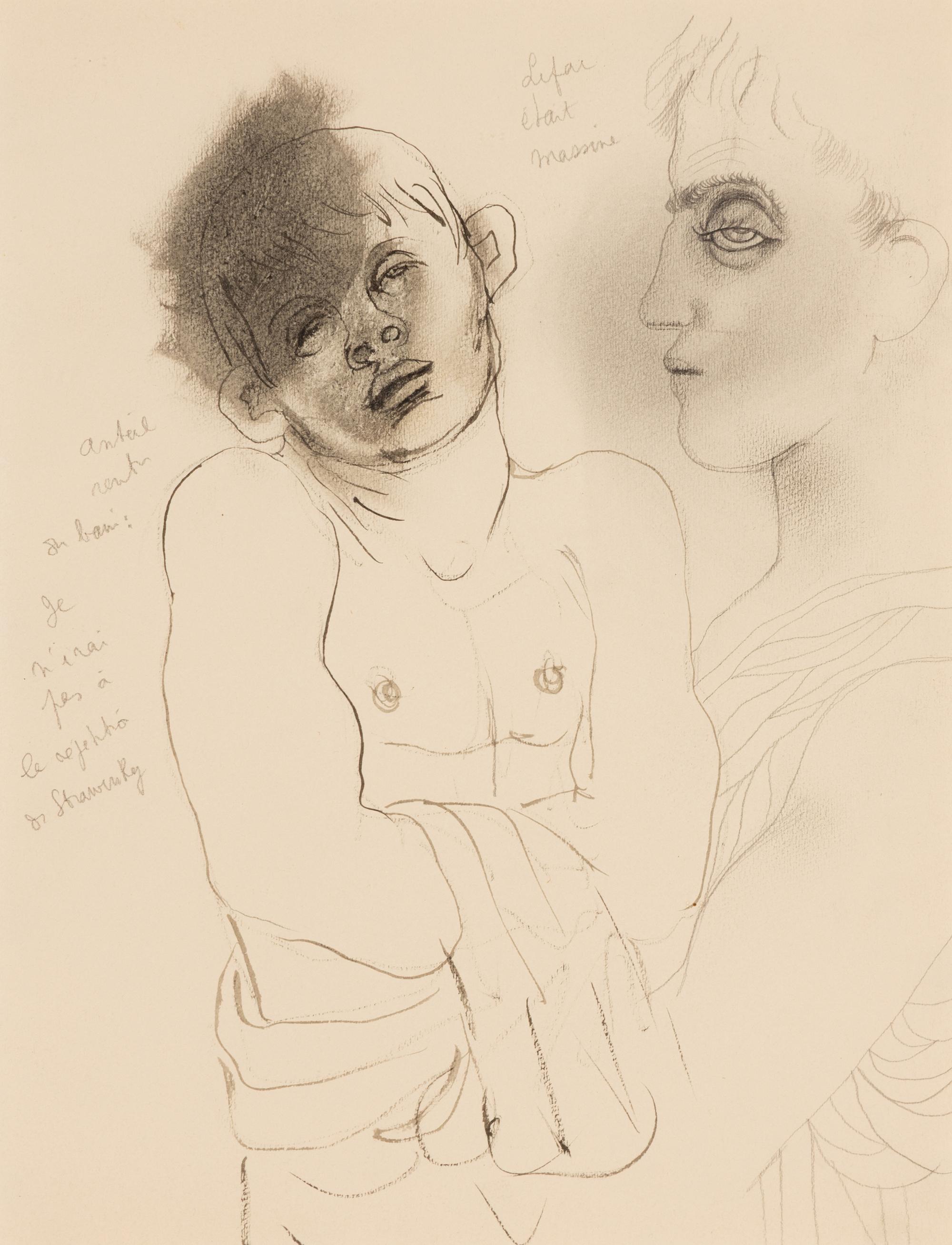 Jean Cocteau (French, 1889-1963) — Deux Personnages , 1931
