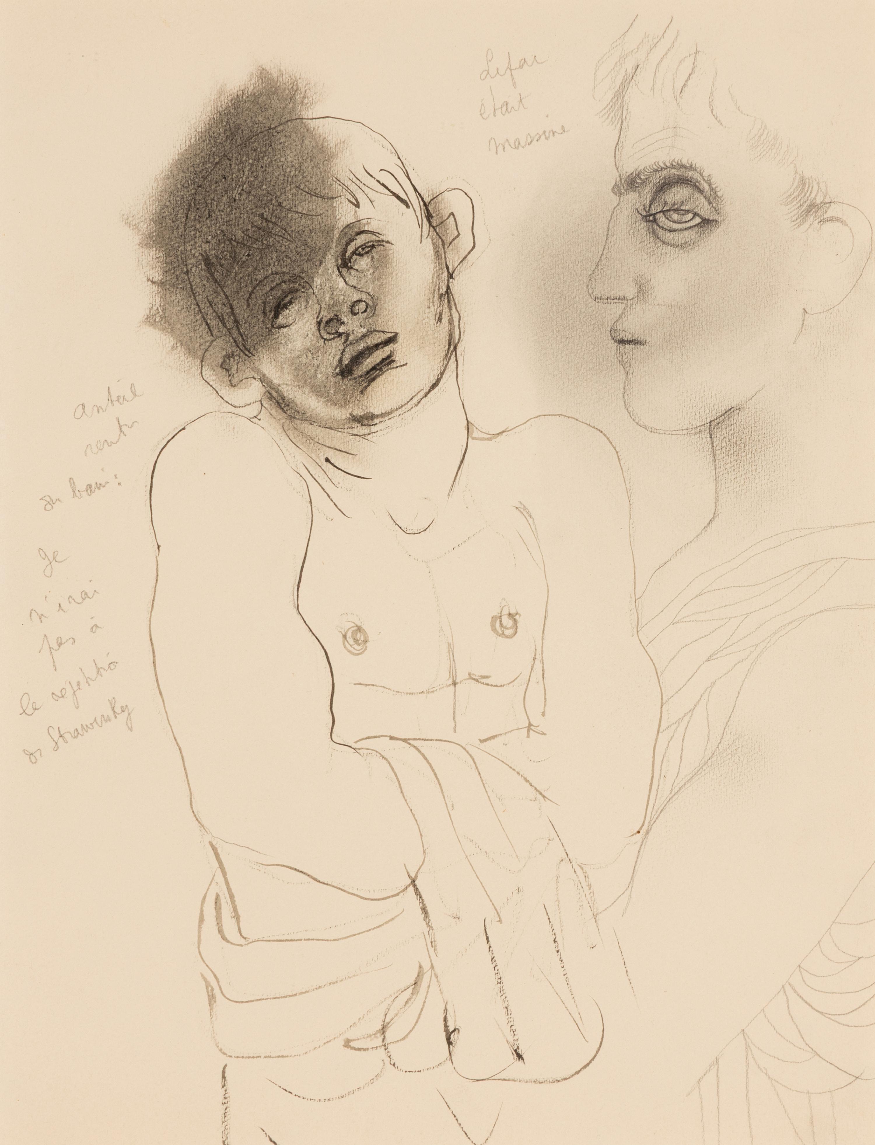 Jean Cocteau (French, 1889-1963) — Deux Personnages , 1931