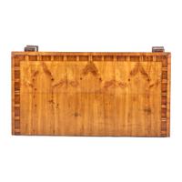 A Biedermeier Figured Walnut Chest of Drawers