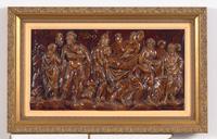 A Wedgwood Rockingham Plaque Depicting The Death of a Roman Warrior
