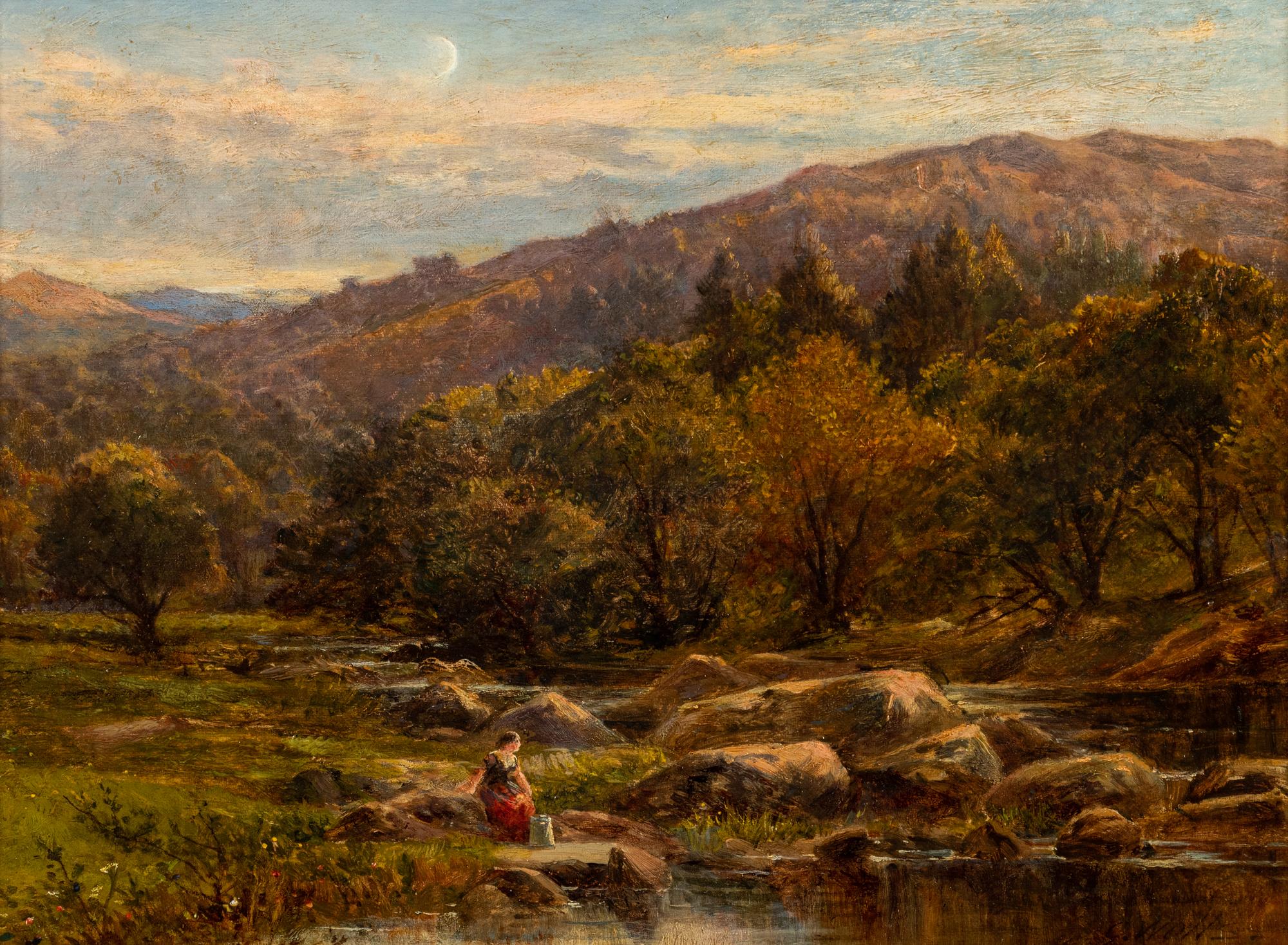 Girl at Brook